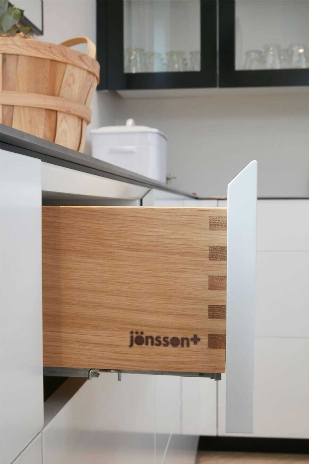 Skuffedetalje i køkkenet