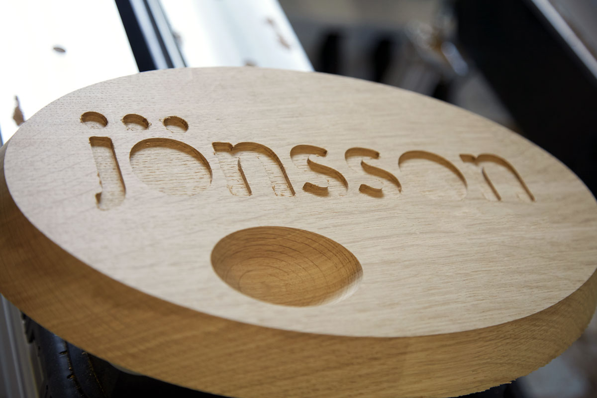 Jönsson Inventar skåret med CNC